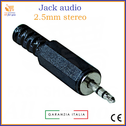 Jack maschio connettore - jack, mm