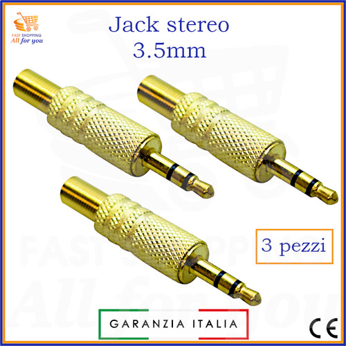 Spinotti connettori jack audio