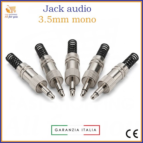 Jack audio a saldare - jack, 3.5