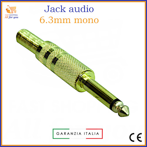 Jack mono spinotti - 6.3,
