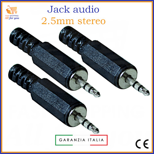 Jack maschio connettore - 2.5,