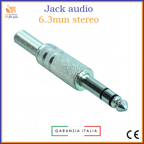 Jack stereo spinotti - 6.3,