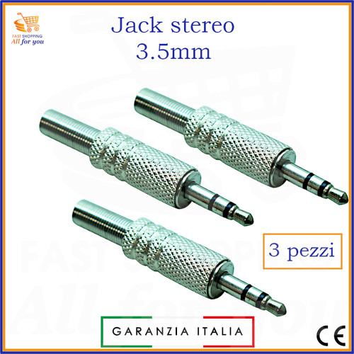 Spinotti connettori jack audio